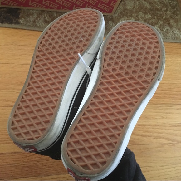 VANS OLD SKOOL SK8 HI BLACK AND WHITE - Picture 7 of 8